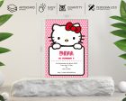 Hello Kitty Theme Customized Invite on Sale