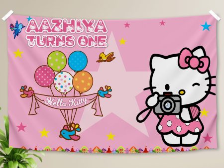 Hello Kitty Theme Backdrop on Sale