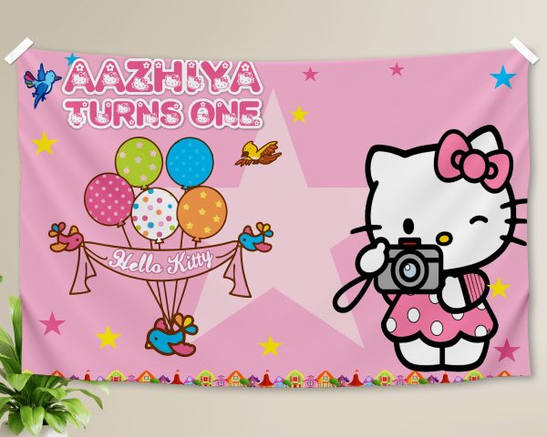 Hello Kitty Theme Backdrop on Sale