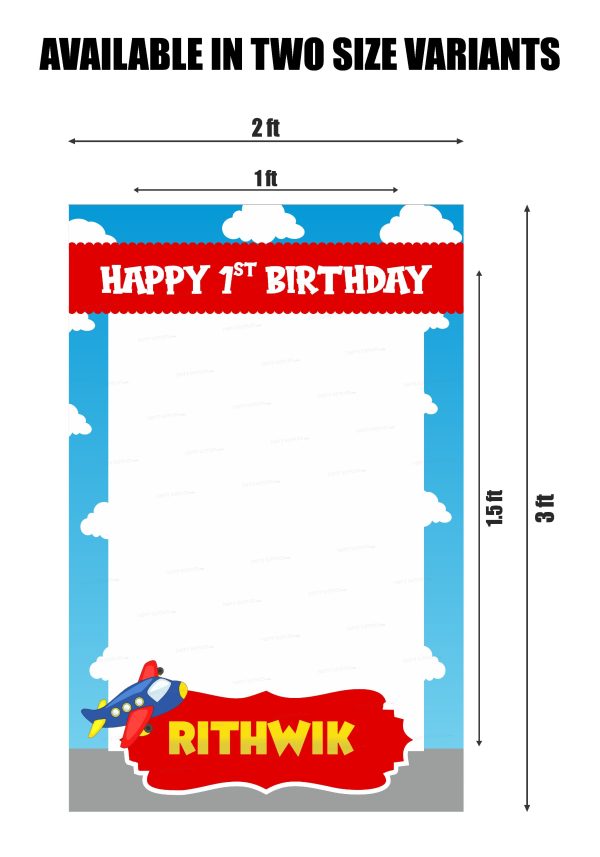 Aeroplane Theme Photobooth Discount