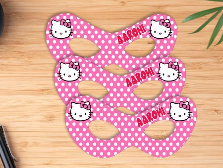 Hello Kitty Theme Customized Eye Mask For Sale