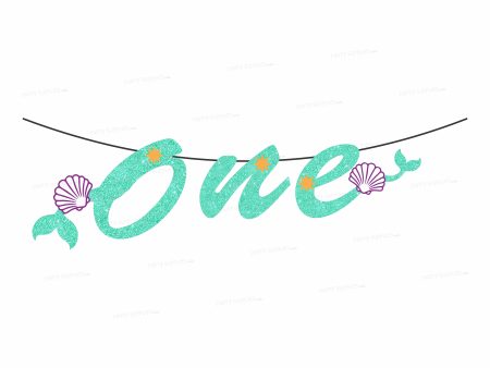 Mermaid Theme Customized with Baby Age Hanging Fashion