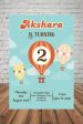 Hot Air Theme girl Customized Invite Sale