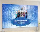 Frozen Theme Customized Backdrop For Cheap