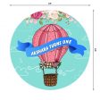 Hot Air Theme Girl Personalized Backdrop For Discount