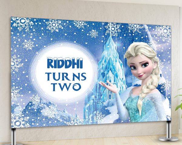 Frozen Theme Backdrop Online Sale