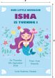 Mermaid Theme Personalized Invite Online