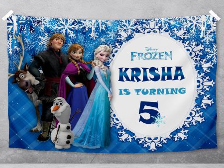 Frozen Theme Personalized Backdrop Online Sale