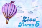 Hot Air Theme Girl Customized Backdrop Online Sale