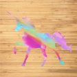 Unicorn Theme Multi-Coloured Horse Cutout Supply