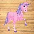 Unicorn Theme Pink Horse Cutout Online