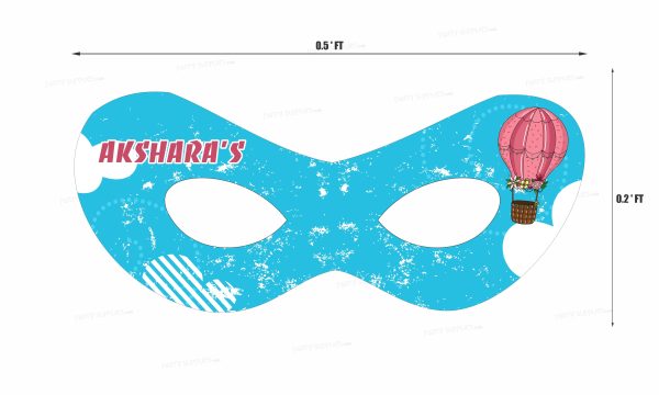 Hot Air Theme girl Customized Eye Mask on Sale