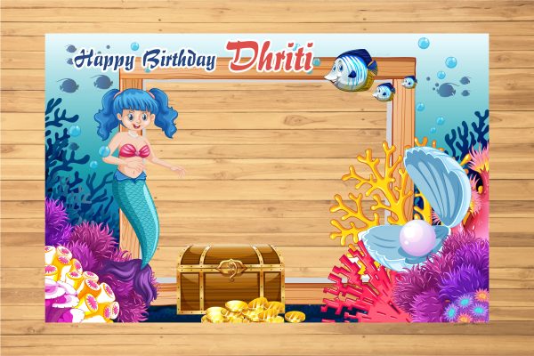 Mermaid Theme Customized Photobooth on Sale