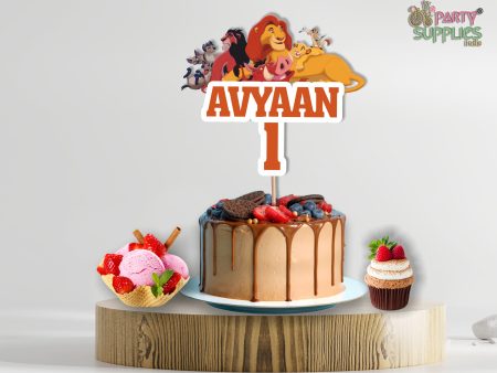 Lion King Theme Cake Topper Online