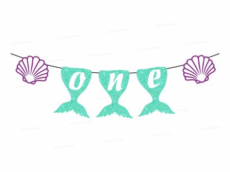 Mermaid Theme Personalized with Baby Age Hanging Discount