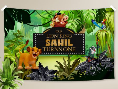 Lion King Theme Customized Backdrop Cheap