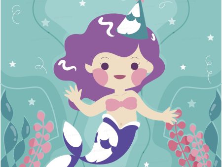 Mermaid Theme Customized Invite Supply