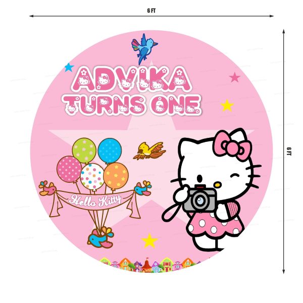 Hello Kitty Theme Backdrop on Sale