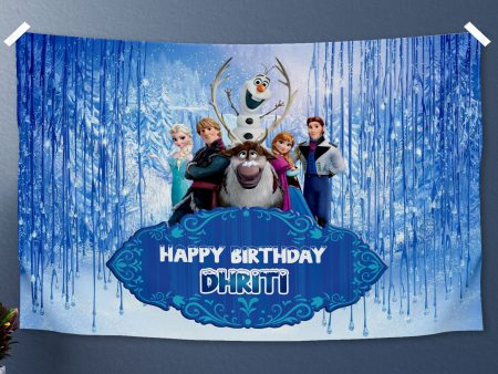 Frozen Theme Customized Backdrop For Cheap