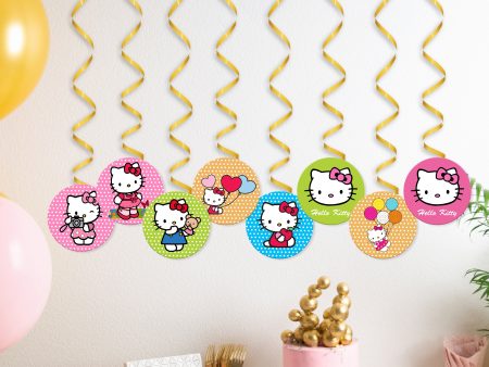 Hello Kitty Theme Swirls Hot on Sale