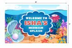 Mermaid Theme Customized Welcome Board For Discount