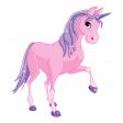 Unicorn Theme Pink Horse Cutout Online