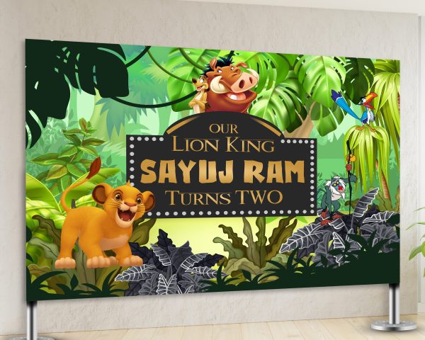 Lion King Theme Customized Backdrop Cheap