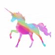 Unicorn Theme Multi-Coloured Horse Cutout Supply