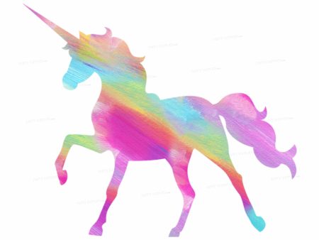 Unicorn Theme Multi-Coloured Horse Cutout Supply