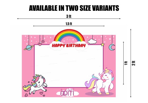 Unicorn Theme Photobooth Supply