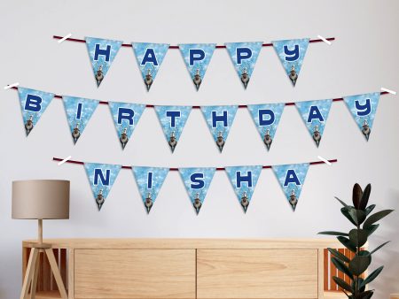 Frozen Theme Flag Hanging For Cheap