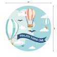 Hot Air Theme Boy Personalized Backdrop For Discount