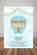 Hot Air Theme Boy Customized Invite Online