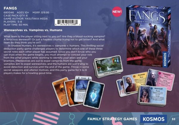 Fangs: Werewolves vs Vampires vs Humans Online now